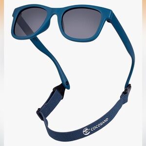 COCOSAND Flexible Baby Sunglasses with Strap Polarized UV Protection